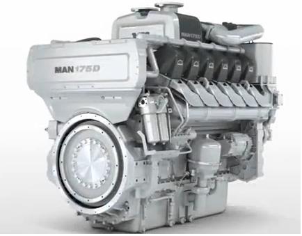 MAN 175D Marine Diesel Engine