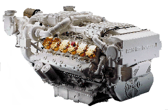 MAN V12-1550 Diesel Engine