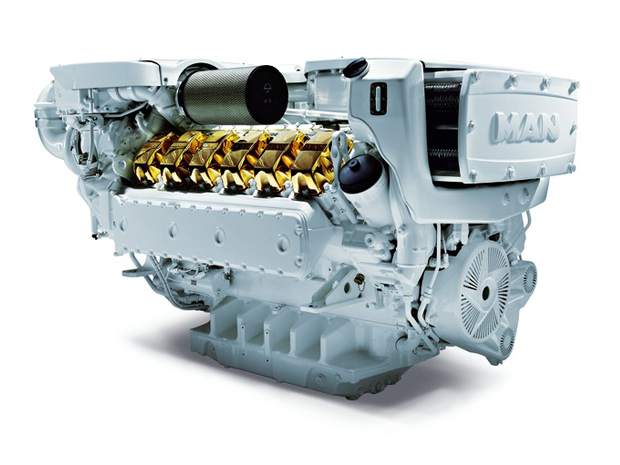 MAN V12-1650 Diesel Engine